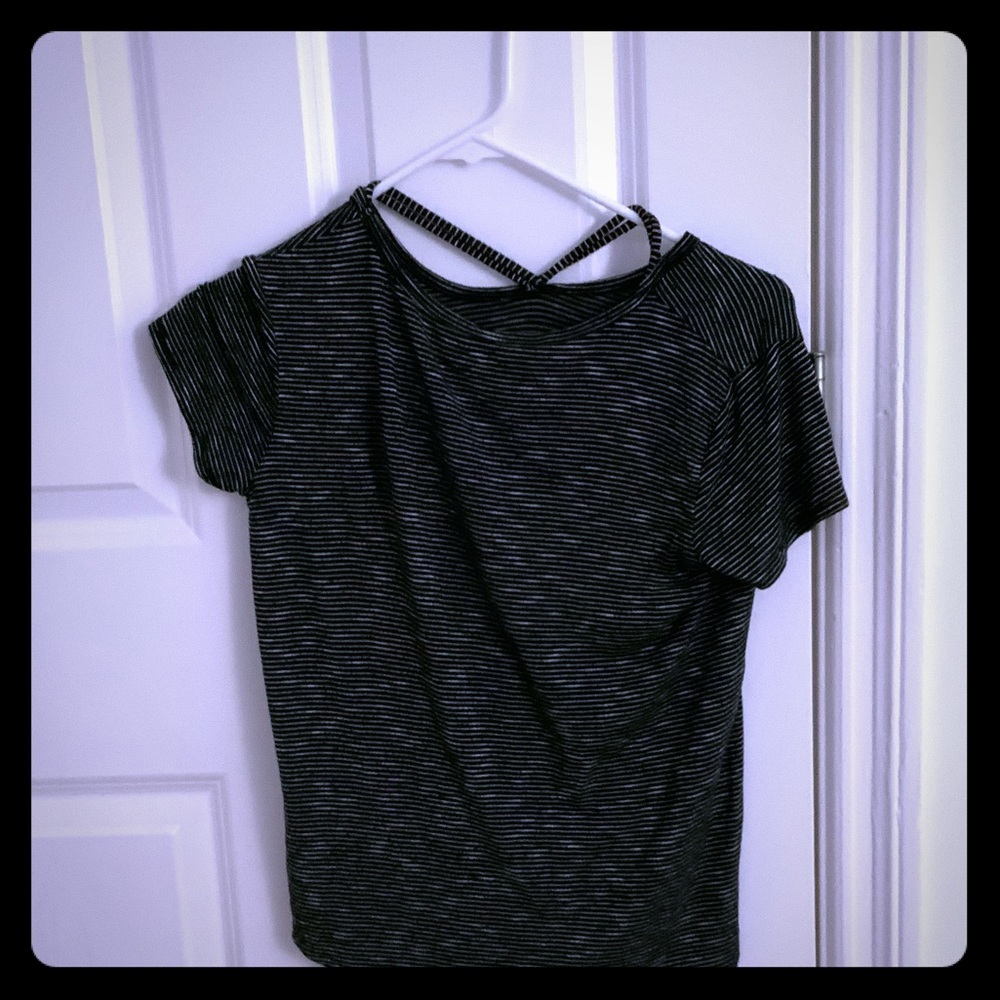 Black and white tee shirt